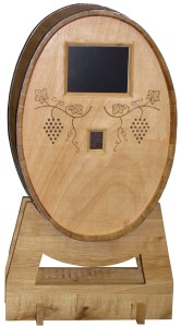 Wine informatory (Barrel) - front view. more informations »